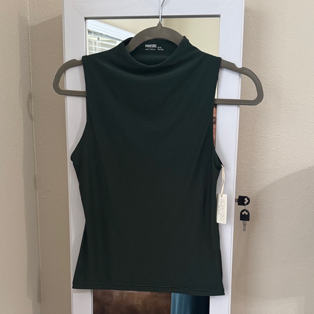 Dark Green Sleeveless Top smoothez by Aerie